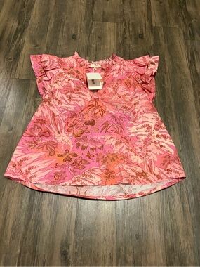 NWT Ulla Johnson Lei Top in Camellia 6